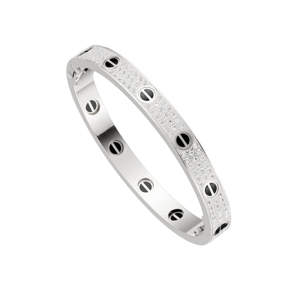 [⭐Shinejoy]LOVE BRACELET 6.1MM DIAMOND-PAVED CERAMIC