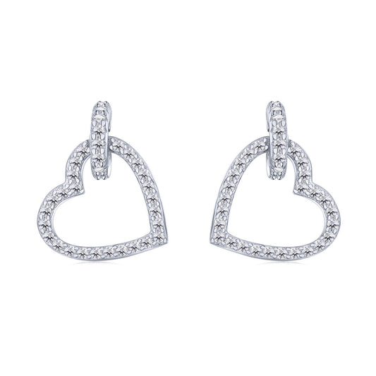 [Shinejoy Jewelry]Dainty Heart Shape Earrings
