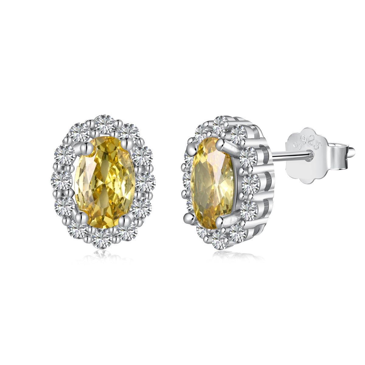 [Shinejoy Jewelry]Delicate Unique Oval Cut Daily Earrings
