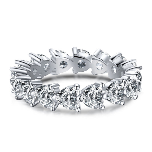 [Shinejoy Jewelry]0.25 Carat Radiant Romance Heart Cut Lover Ring
