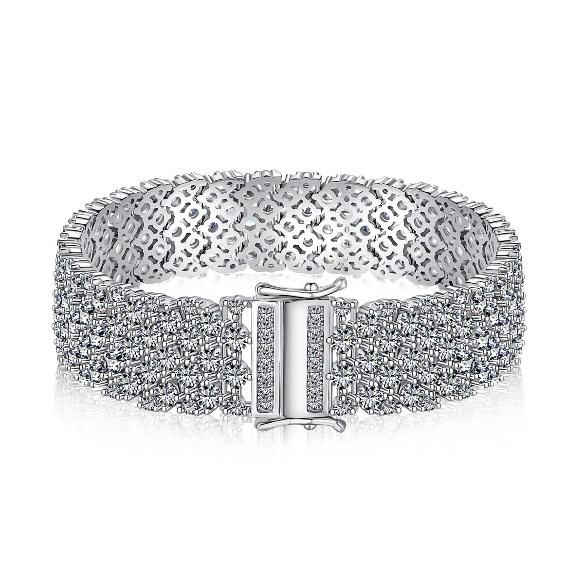 [Shinejoy Jewelry]Ornate Elegant Round Cut Party Bracelet