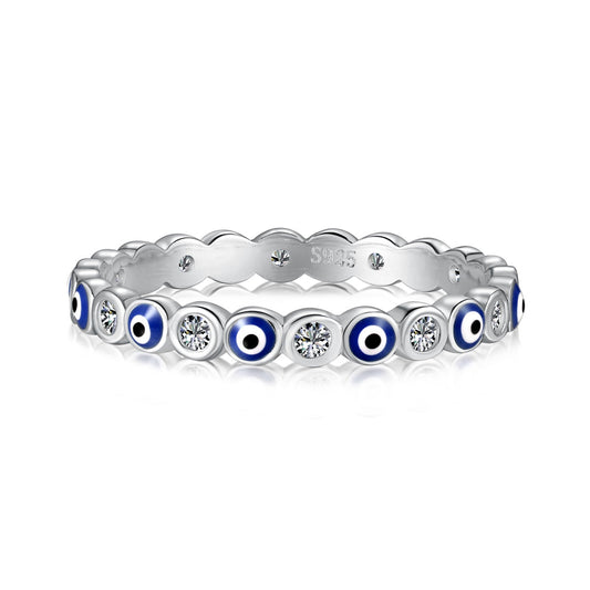 [Shinejoy Jewelry]Sparkling Vibrant Round Shape Daily Ring