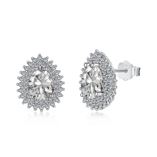[Shinejoy Jewelry]Delicate Gorgeous Pear Cut Daily Earrings