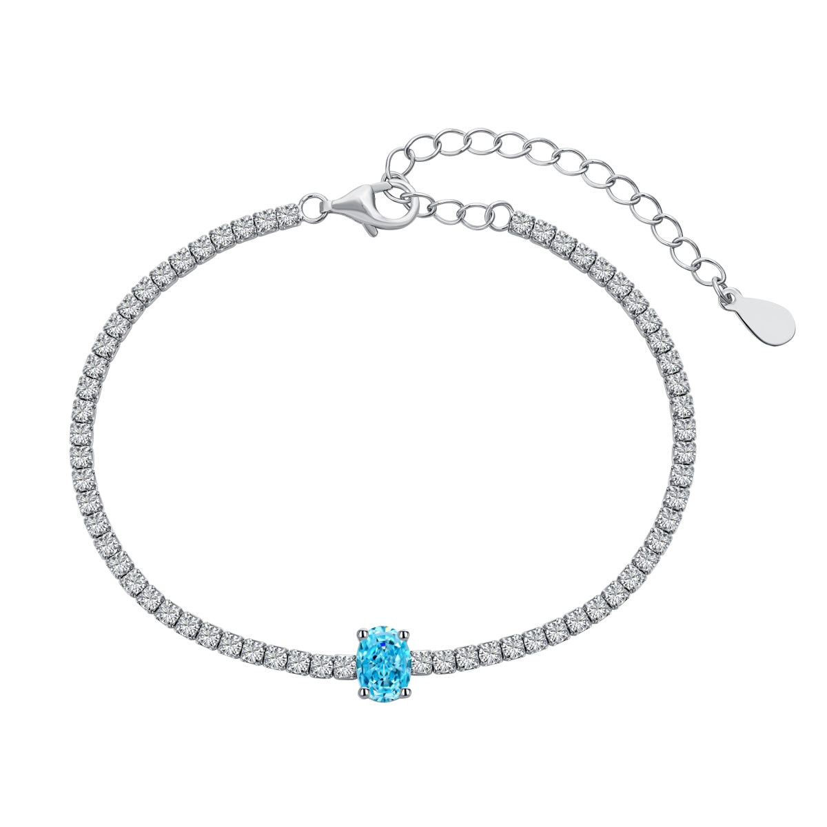 [Shinejoy Jewelry]0.75 Carat Exquisite Oval Cut Daily Bracelet