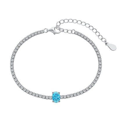 [Shinejoy Jewelry]0.75 Carat Exquisite Oval Cut Daily Bracelet