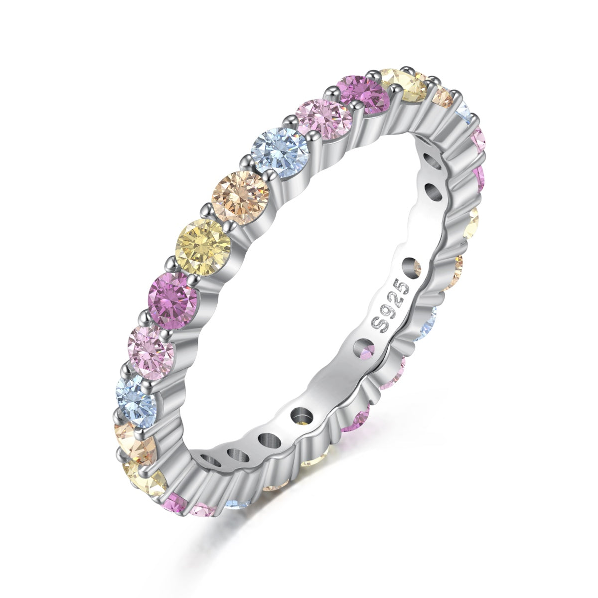 [Shinejoy Jewelry]Elegant Vivid Round Cut Daily Ring