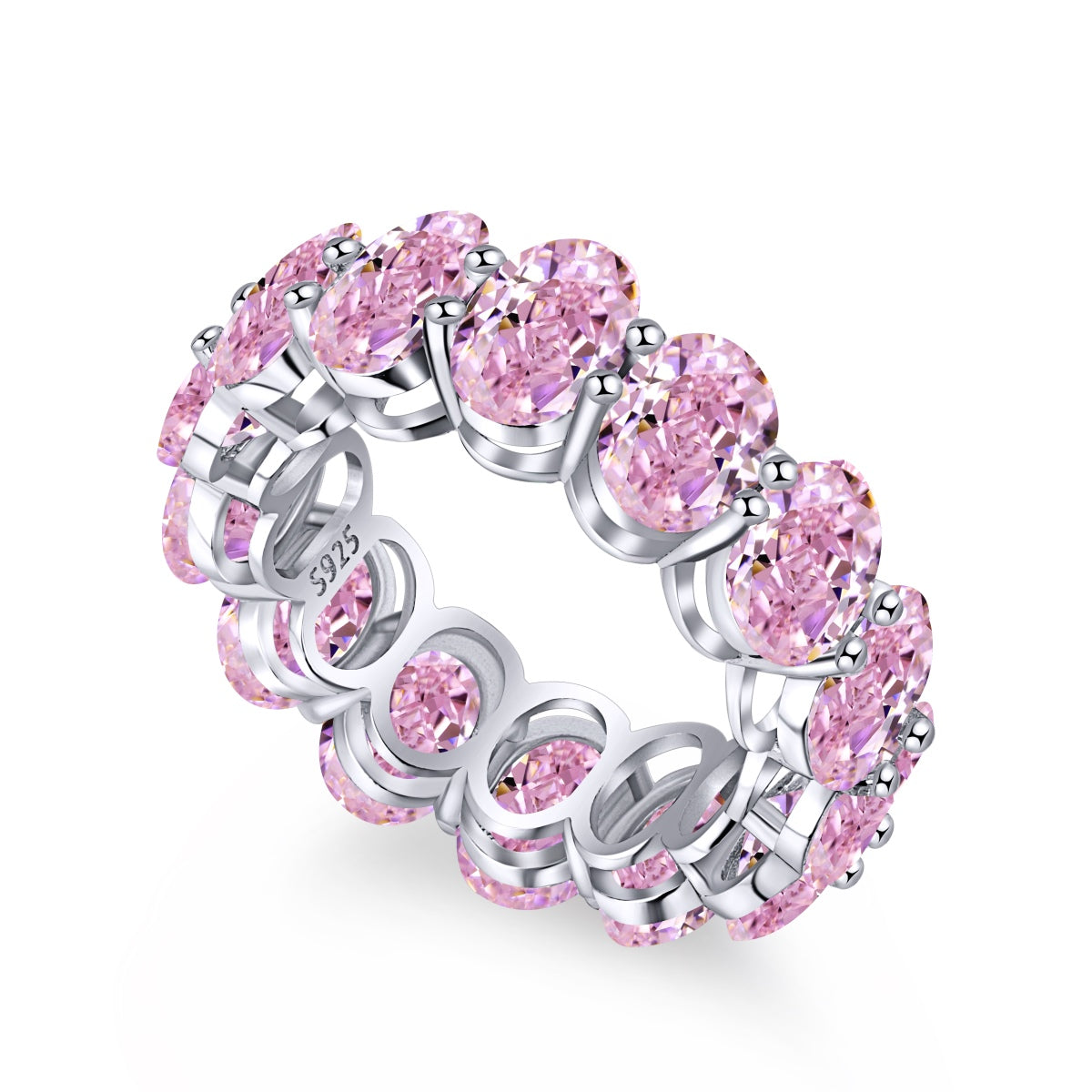 [Shinejoy Jewelry]Dainty Elongated Cushion Cut Tennis Ring