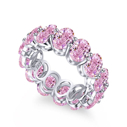 [Shinejoy Jewelry]Dainty Elongated Cushion Cut Tennis Ring