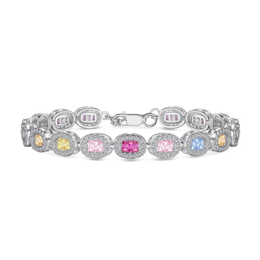 [Shinejoy Jewelry]Exquisite Ornate Emerald Cut Daily Bracelet