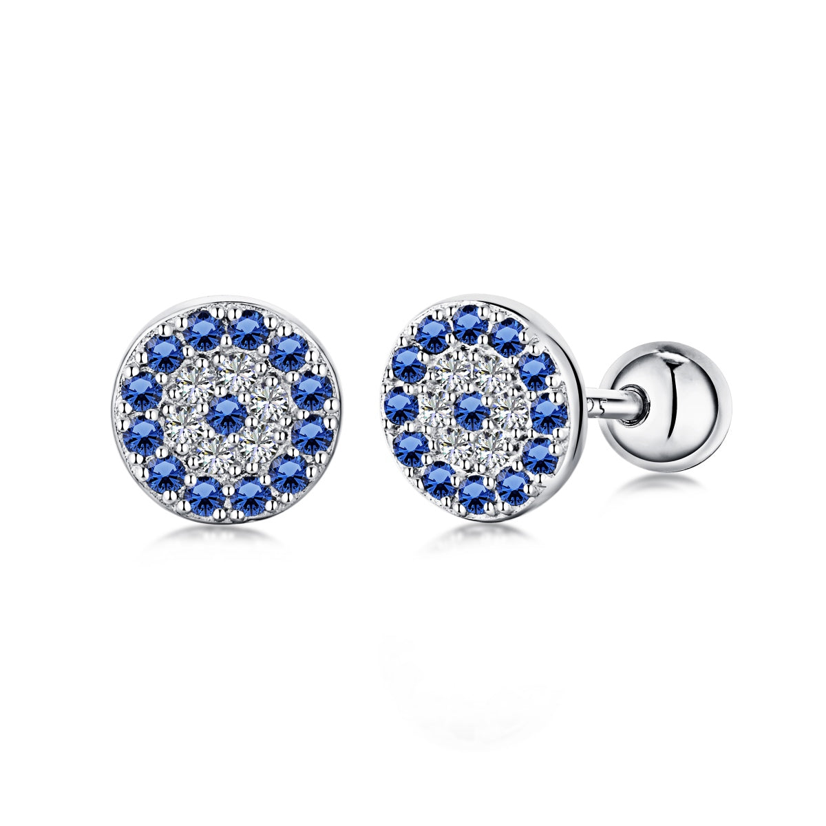 [Shinejoy Jewelry]Devil's Eye Ear Bone Nail Earrings