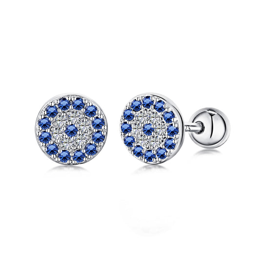 [Shinejoy Jewelry]Devil's Eye Ear Bone Nail Earrings