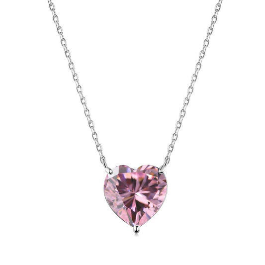 [Shinejoy Jewelry]6.0 carat Radiant Heart Shape Necklace