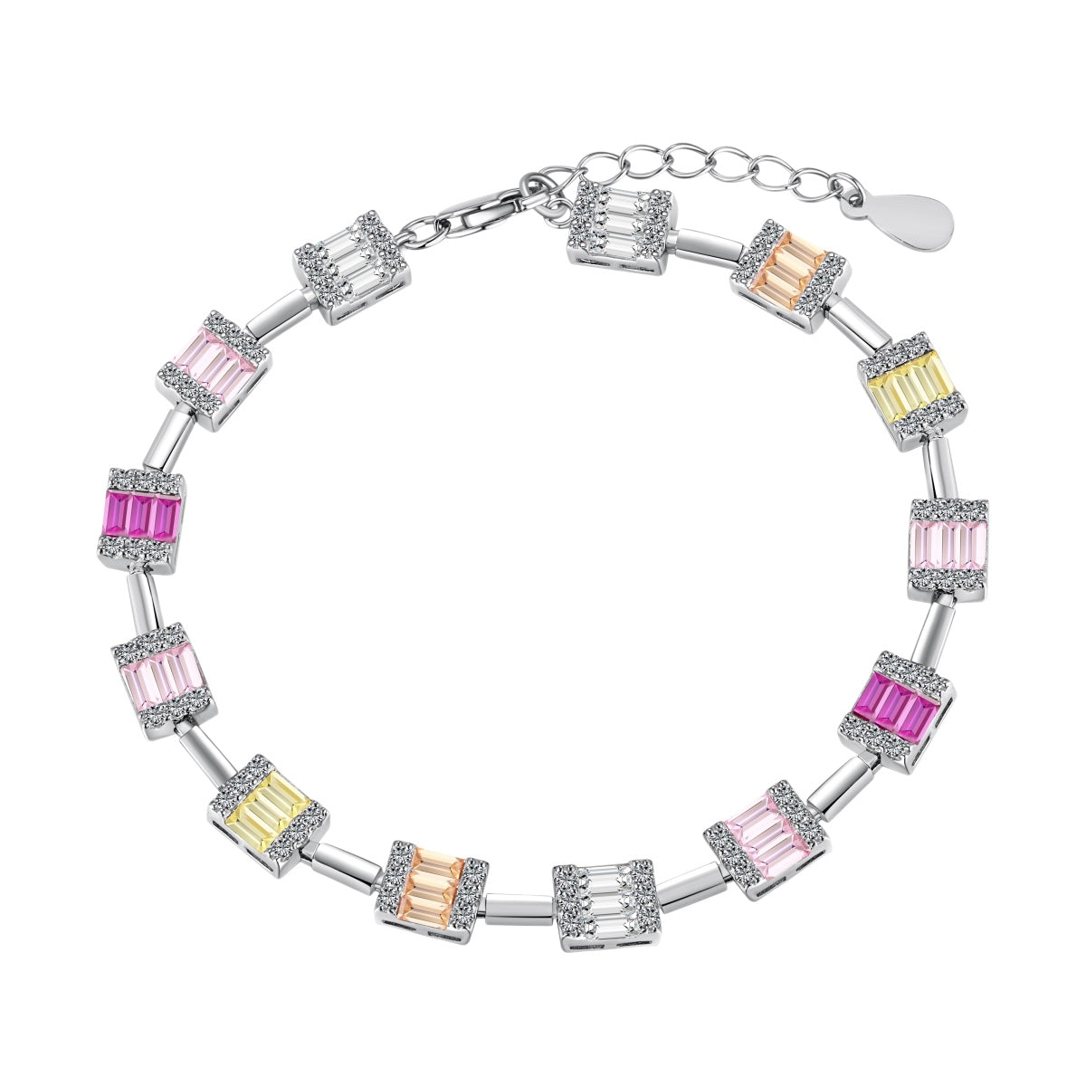 [Shinejoy Jewelry]Dainty Charming Emerald Cut Daily Bracelet