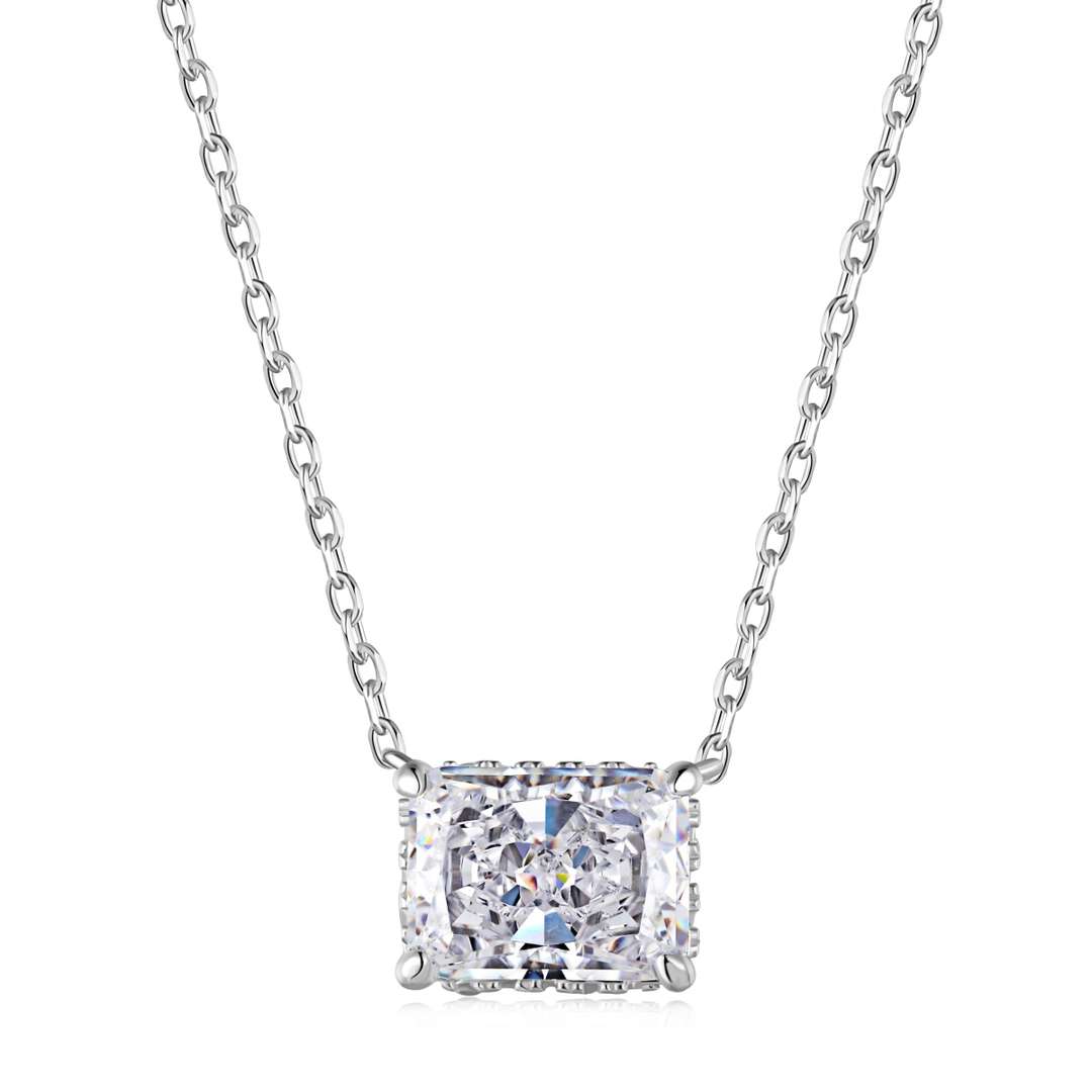 [Shinejoy Jewelry]Luxurious Square Shape Colorful Necalack