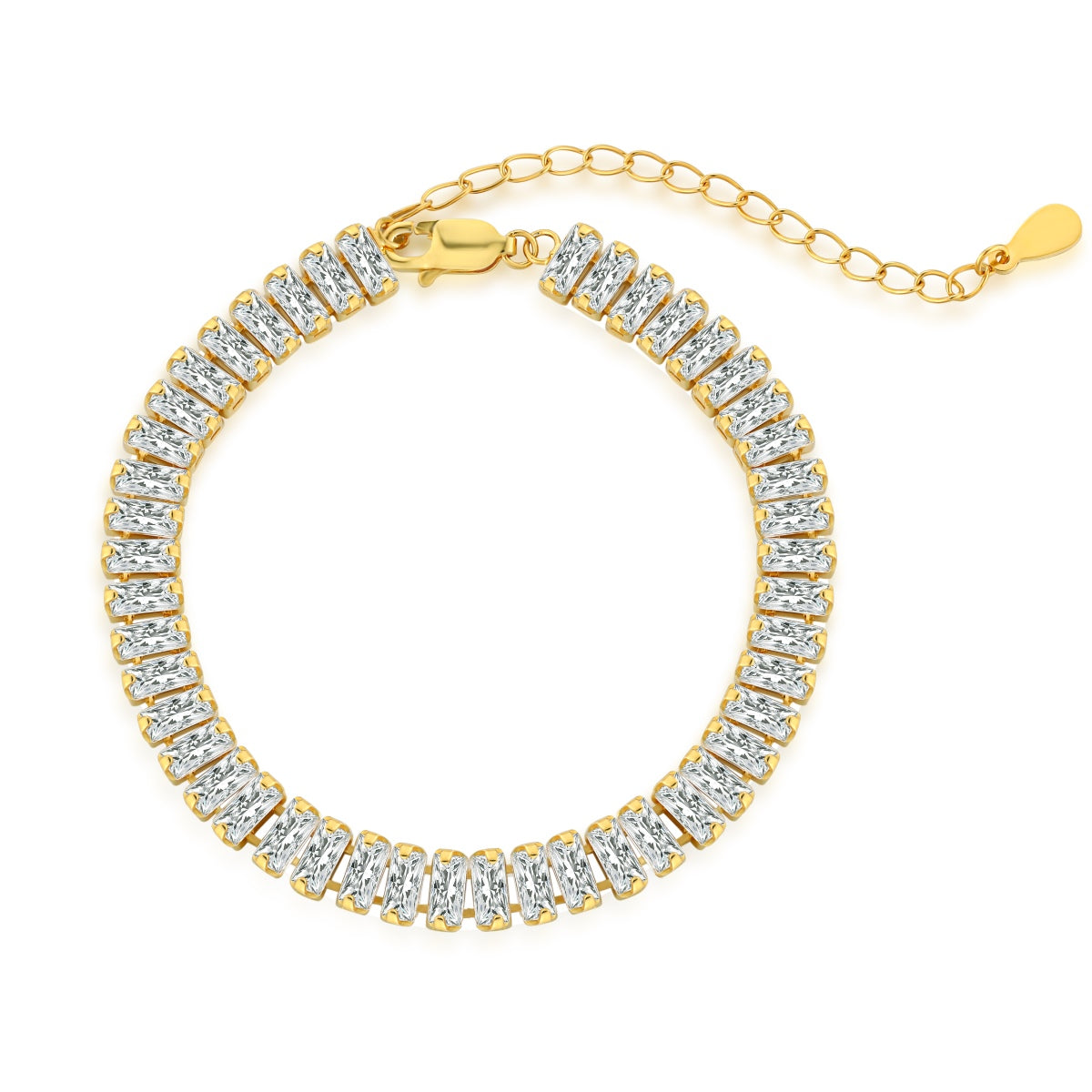 [Shinejoy Jewelry]Exquisite Emerald Cut Daily Bracelet