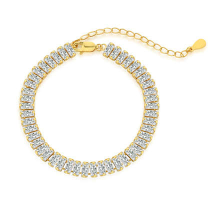 [Shinejoy Jewelry]Exquisite Emerald Cut Daily Bracelet
