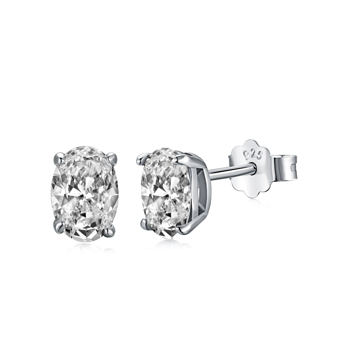 [Shinejoy Jewelry]Oval Classic Dignified Elegant Earrings