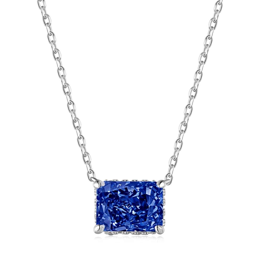 [Shinejoy Jewelry]Luxurious Square Shape Colorful Necalack