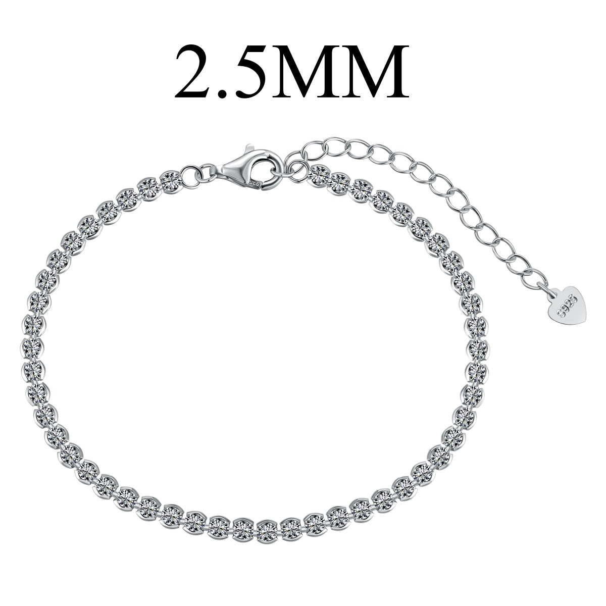 [Shinejoy Jewelry]Dazzling Sparkling Round Cut Daily Bracelet