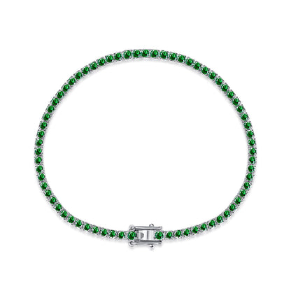 [Shinejoy Jewelry]Dazzling Colorful Round Cut Daily Bracelet