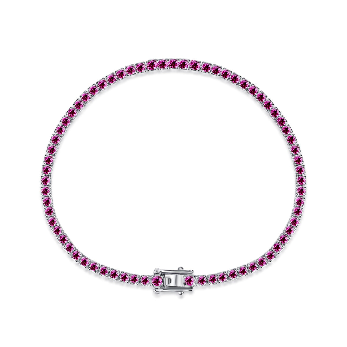 [Shinejoy Jewelry]Dazzling Colorful Round Cut Daily Bracelet