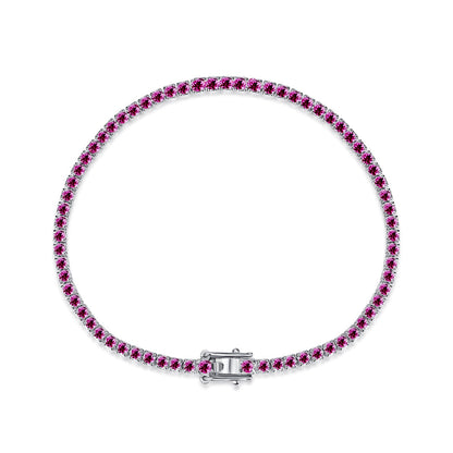 [Shinejoy Jewelry]Dazzling Colorful Round Cut Daily Bracelet