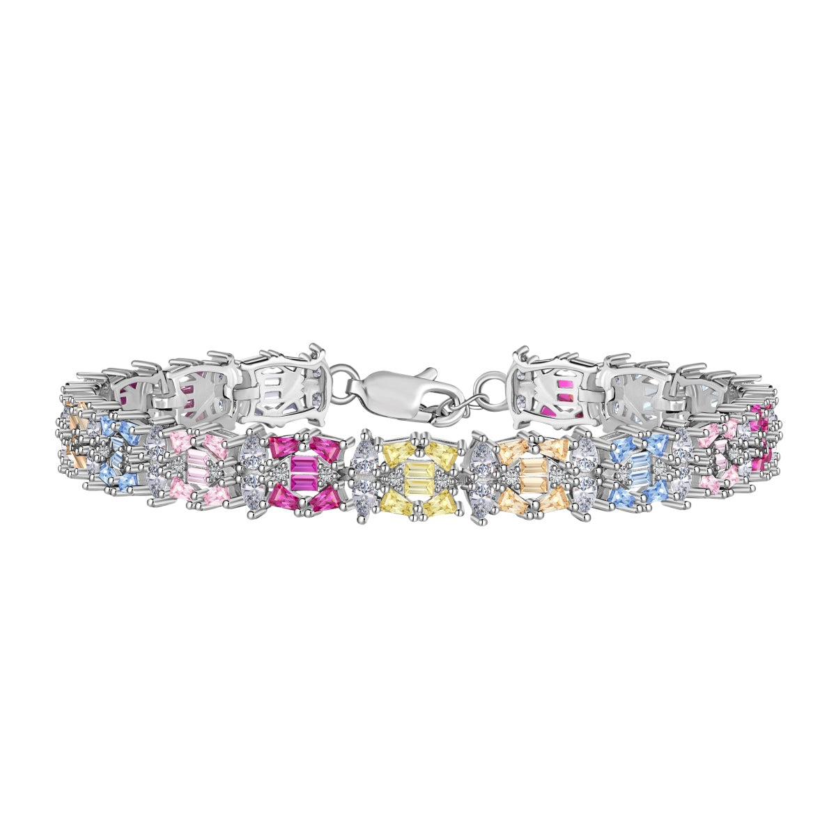 [Shinejoy Jewelry]Delicate Colorful Multi Cut Party Bracelet