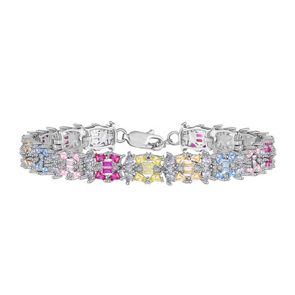 [Shinejoy Jewelry]Delicate Colorful Multi Cut Party Bracelet
