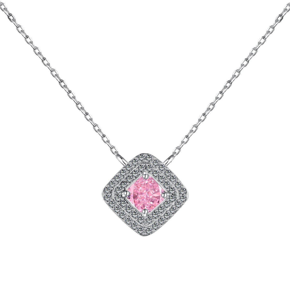 [Shinejoy Jewelry]Sparkling Asscher Cut Necklace