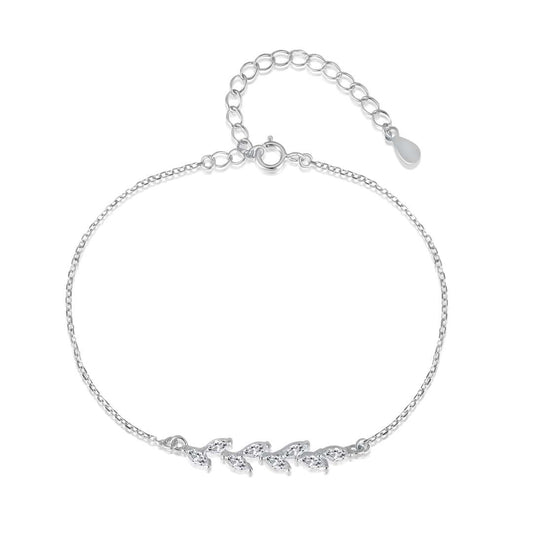 [Shinejoy Jewelry]Elegant Wheat Leaves Shape Bracelet