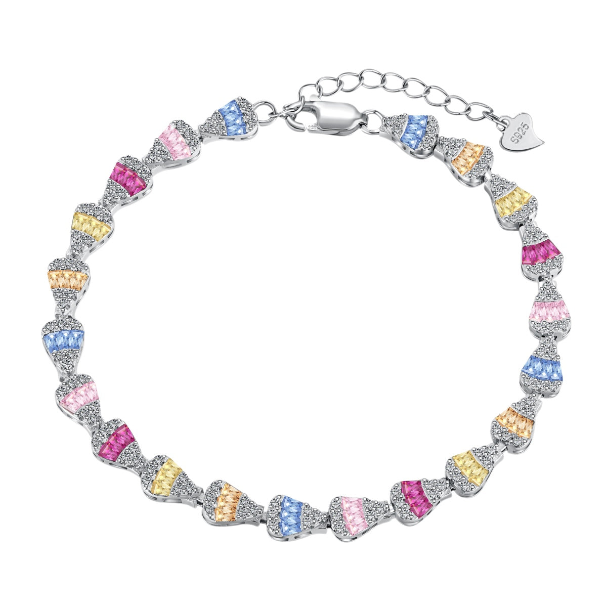 [Shinejoy Jewelry]Radiant Water Drop Shape Daily Bracelet
