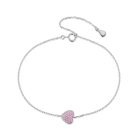 [Shinejoy Jewelry]Heart-Shaped Gentle and Versatile Bracelet