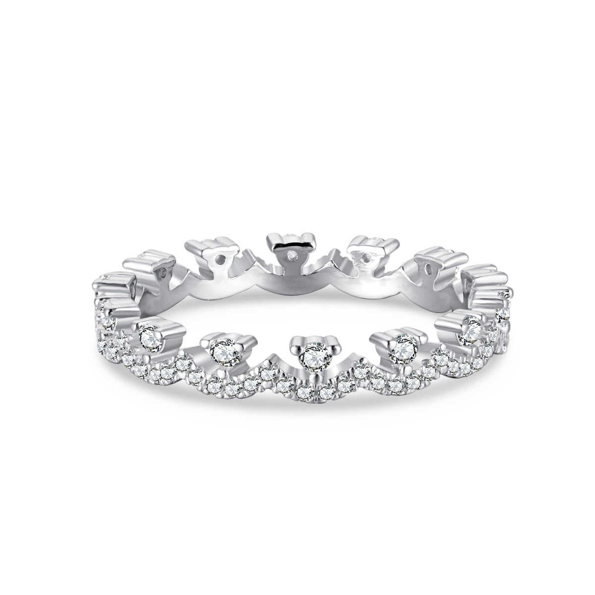 [Shinejoy Jewelry]Elegant Resplendent Round Shape Party Ring
