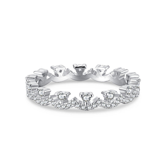 [Shinejoy Jewelry]Elegant Resplendent Round Shape Party Ring