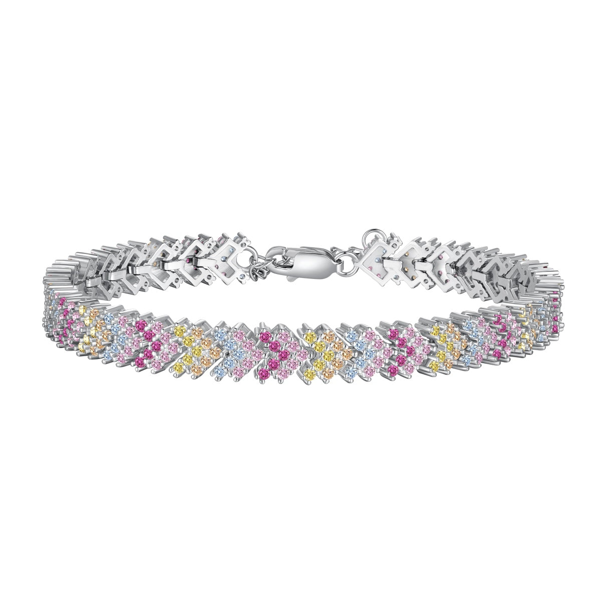 [Shinejoy Jewelry]Ornate Sparkling Round Cut Party Bracelet