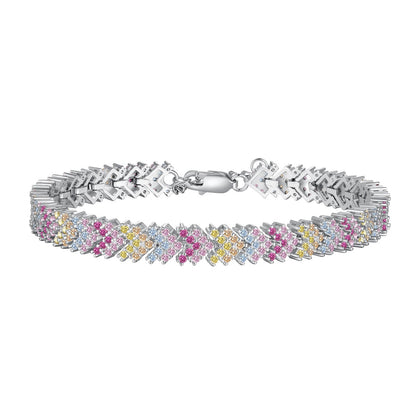 [Shinejoy Jewelry]Ornate Sparkling Round Cut Party Bracelet
