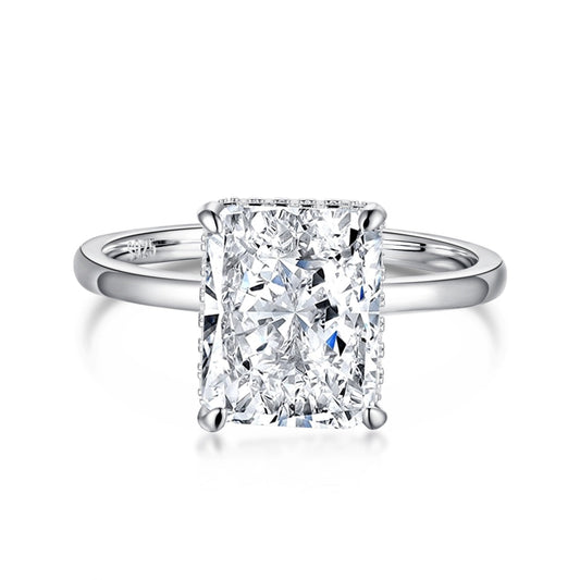[Shinejoy Jewelry]4.0 Carat Ornate Enchanting Radiand Cut Banquet Ring