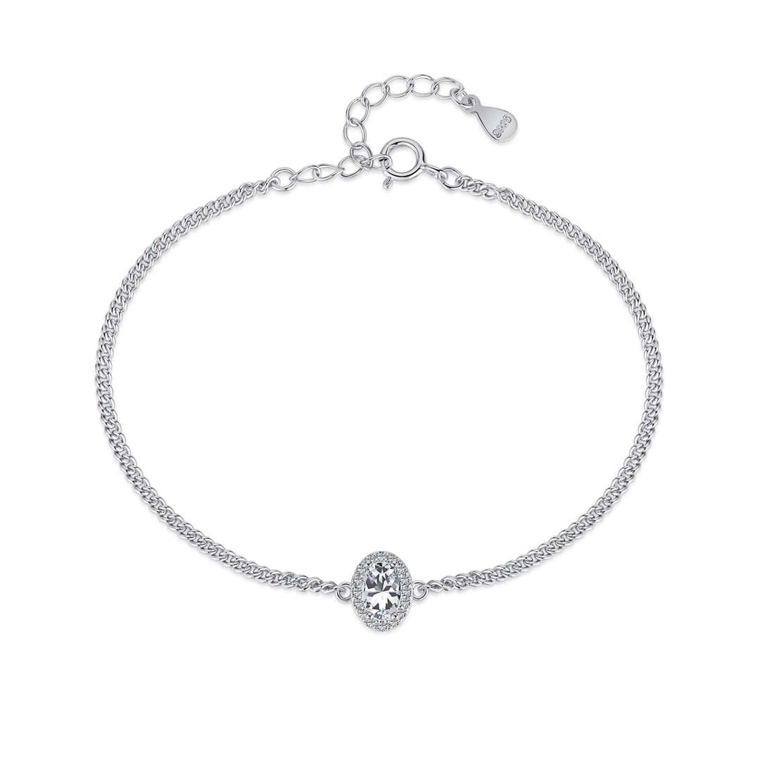 [Shinejoy Jewelry]Exquisite Oval Shape Bracelet