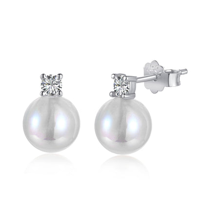 [Shinejoy Jewelry]Symphony Mermaid Pearl Earrings