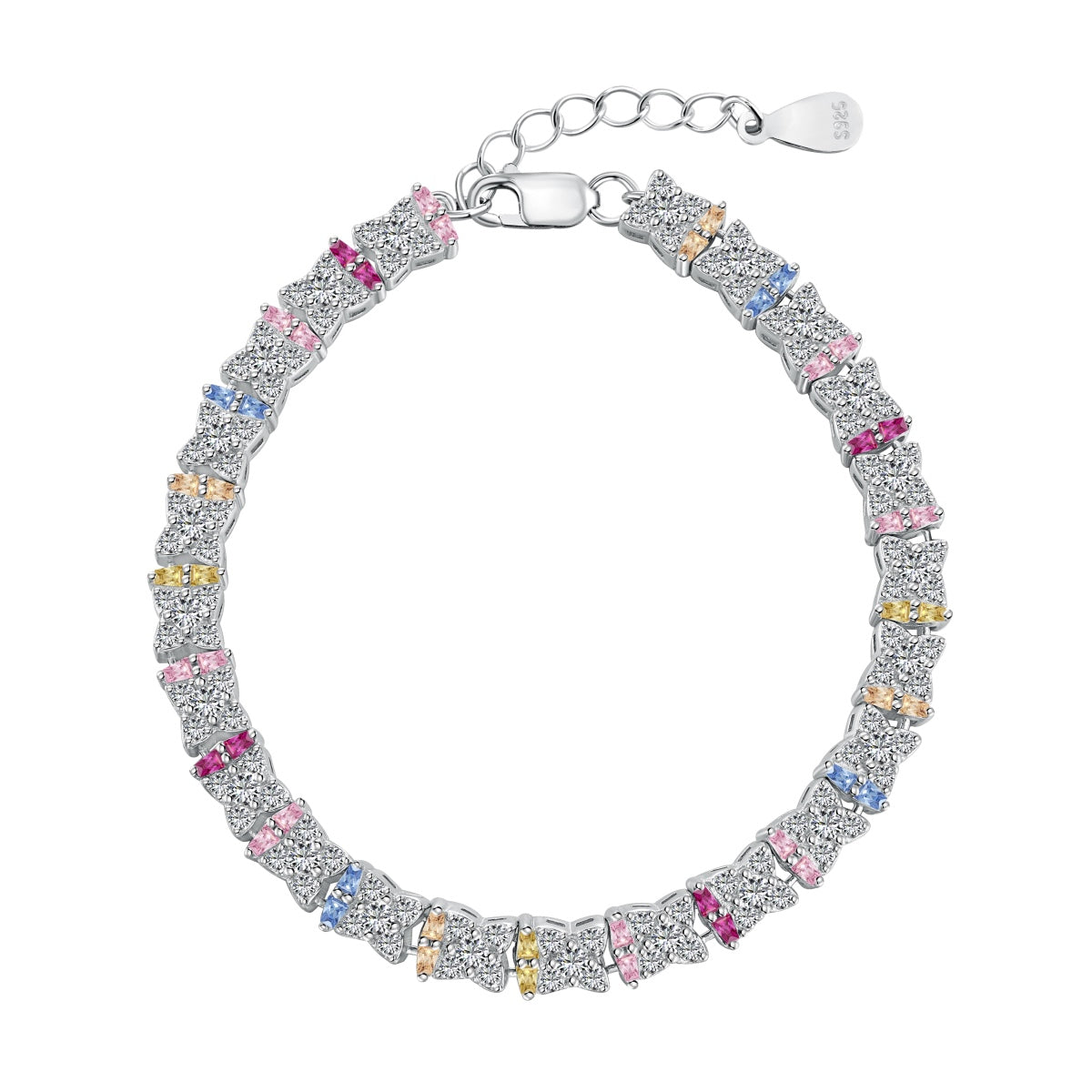 [Shinejoy Jewelry]Unique Colorful Flower Shape Daily Bracelet
