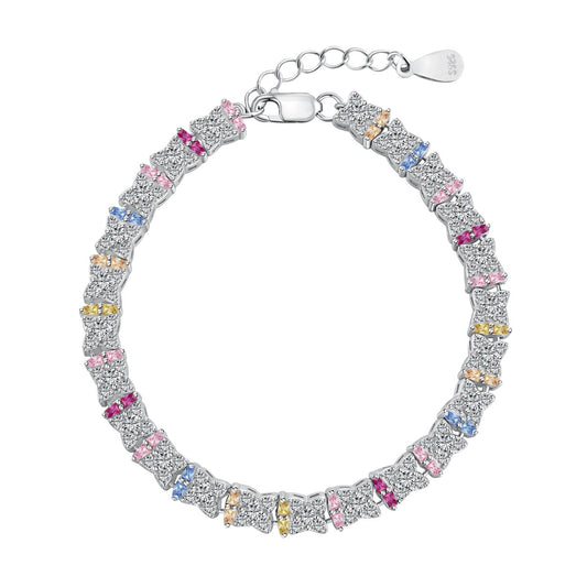 [Shinejoy Jewelry]Unique Colorful Flower Shape Daily Bracelet
