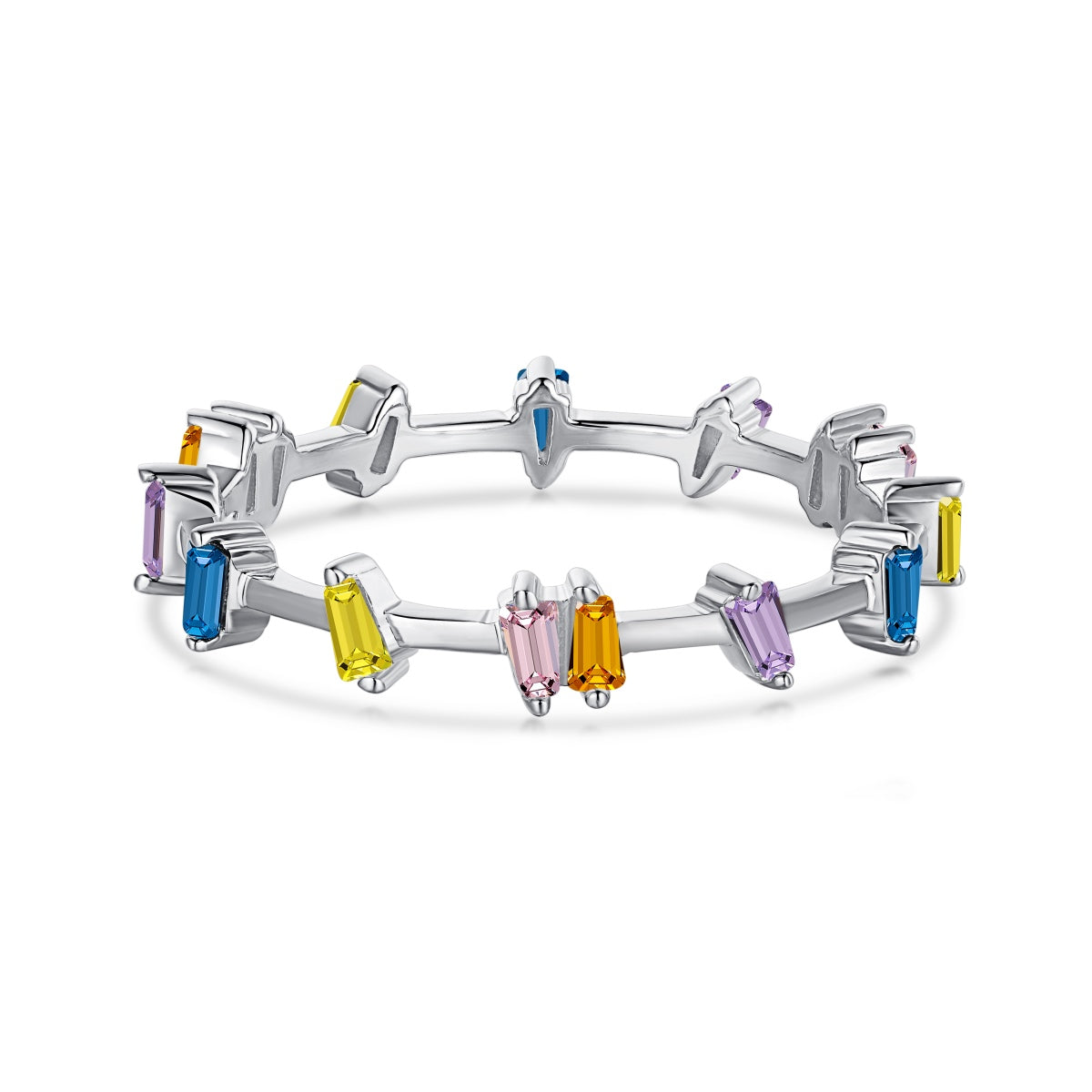 [Shinejoy Jewelry]Unique Trapezoid Cut Daily Ring