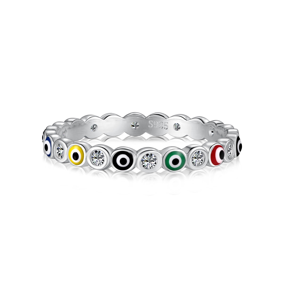 [Shinejoy Jewelry]Sparkling Vibrant Round Shape Daily Ring
