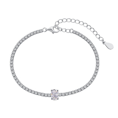 [Shinejoy Jewelry]0.75 Carat Exquisite Oval Cut Daily Bracelet