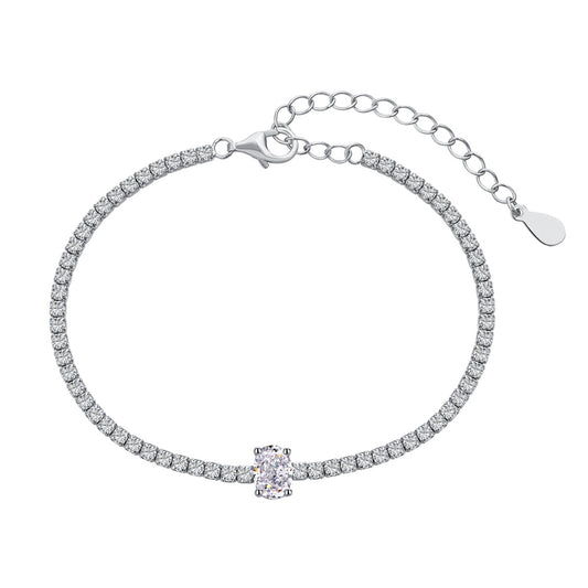 [Shinejoy Jewelry]0.75 Carat Exquisite Oval Cut Daily Bracelet