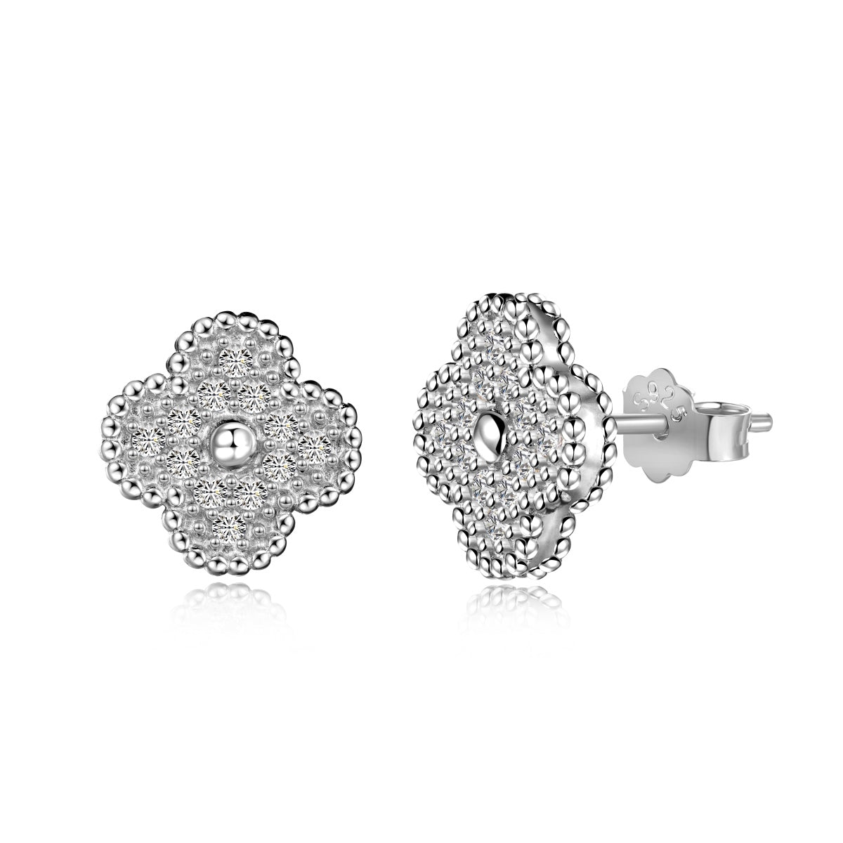 [Shinejoy Jewelry]Four Leaf Clover Fashion Earrings