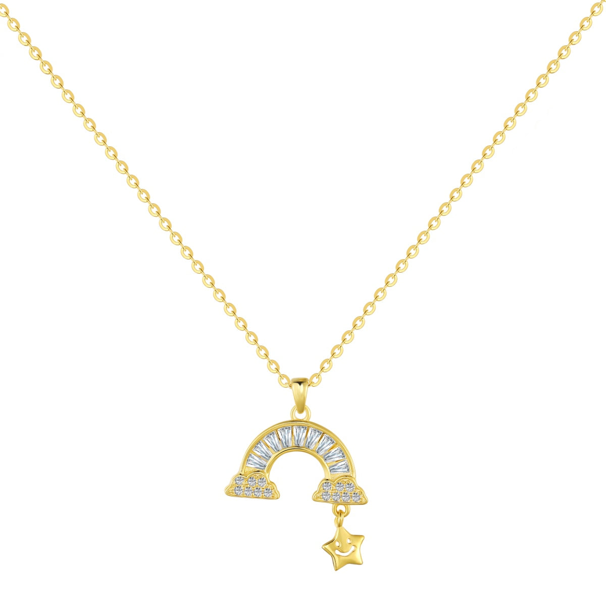 [Shinejoy Jewelry]Unique Rainbow Star Necklace