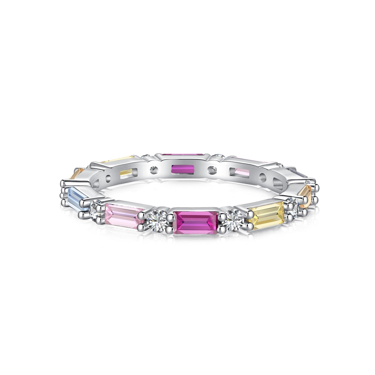[Shinejoy Jewelry]Lively In Shades Elegant Radiant Cut Daily Ring