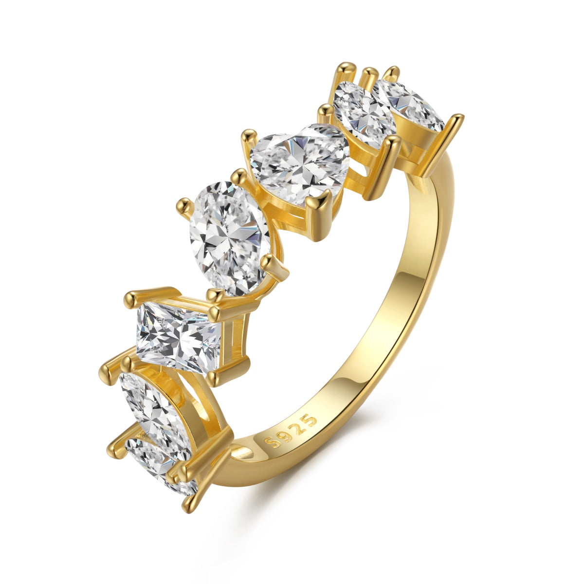 [Shinejoy Jewelry]Delicate Multi Cut Ring