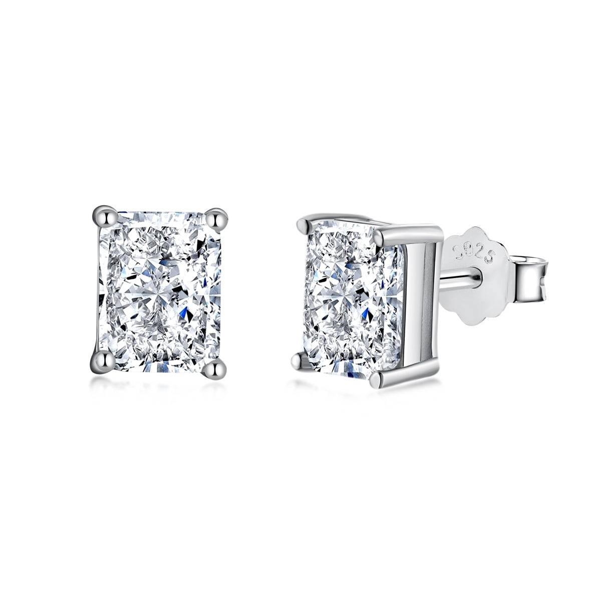 [Shinejoy Jewelry]Radiant Luxurious Princess Cut Daily Earrings